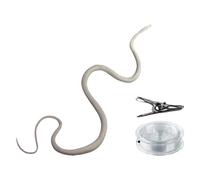 Serpente in una corda di scherzo: accessorio finto serpente, design di giocattoli difficili, aspetto realistico e duraturo per risate senza fine | in scherzo di corda per riunioni picni