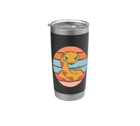 Serpente incazzato Cobra Snakes Zoo Venom King Cobra Lover Bicchiere termico in acciaio inox doppia parete