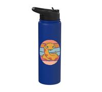 Serpente incazzato Cobra Snakes Zoo Venom King Cobra Lover Stainless Steel Insulated Water Bottle