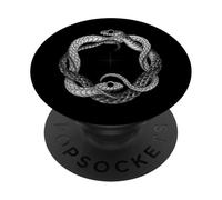 Serpente Ouroboros/Serpente Eternity che mangia coda/ciclico PopSockets PopGrip Adesivo