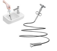 Serpente per scarico, serpente idraulico - Scovolino per tubi metallici,Dispositivo per la rimozione degli intasamenti dello scarico dei capelli, strumento per la rimozione dei dello scarico del serpe