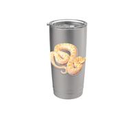 Serpente pitone birmano albino Bicchiere termico in acciaio inox doppia parete