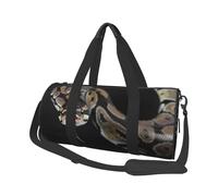 Serpente pitone, Borsone da viaggio di grande capacità Borsa rotonda Borsa da viaggio sportiva Borsa da viaggio Borsa da fitness