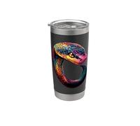Serpente Pitone Cobra Mamba Serpente a Sonagli Serpenti Bicchiere termico in acciaio inox doppia parete
