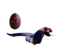 Serpente RC - ABS 40 x 4 x 3,5 cm | Serpente sonaglio di controllo | Telecomando | Cobra robotica da trascinare ad alta velocità per scherzi, giochi interattivi, regali, intrattenimento per