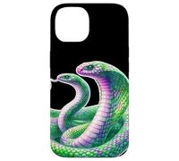 Serpente Re Cobra Serpente Due Teste Custodia per iPhone 14