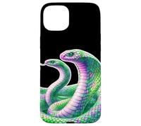 Serpente Re Cobra Serpente Due Teste Custodia per iPhone 15 Plus