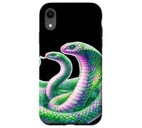 Serpente Re Cobra Serpente Due Teste Custodia per iPhone XR