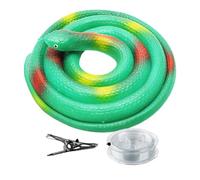 Serpente scherzo con clip stringa, ripieno di serpente da golf | Serpente giocattolo per il golf - Giocattolo di ripieno di serpente fai da te, falsi di serpente, giocattolo di simulazione