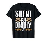 Serpente - Silenzioso ma mortale Carino - Rettile Maglietta