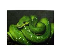 Serpente verde rettile, puzzle da 500 pezzi per adulti - puzzle in legno per adulti anziani