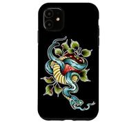 Serpente x Mela x Giardino dell'Eden x Adamo ed Eva Neo-Tradizionale Custodia per iPhone 11