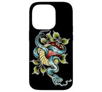 Serpente x Mela x Giardino dell'Eden x Adamo ed Eva Neo-Tradizionale Custodia per iPhone 14 Pro