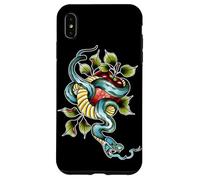 Serpente x Mela x Giardino dell'Eden x Adamo ed Eva Neo-Tradizionale Custodia per iPhone XS Max