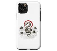 Serpente Zen Cerchio Roccia Serpente Simbolo Natura Equ Custodia per iPhone 11 Pro