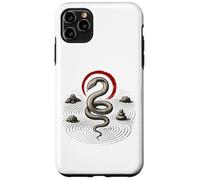 Serpente Zen Cerchio Roccia Serpente Simbolo Natura Equ Custodia per iPhone 11 Pro Max