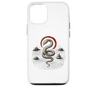 Serpente Zen Cerchio Roccia Serpente Simbolo Natura Equ Custodia per iPhone 12/12 Pro