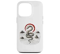 Serpente Zen Cerchio Roccia Serpente Simbolo Natura Equ Custodia per iPhone 13 Pro