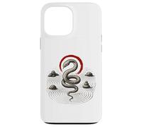 Serpente Zen Cerchio Roccia Serpente Simbolo Natura Equ Custodia per iPhone 13 Pro Max