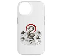 Serpente Zen Cerchio Roccia Serpente Simbolo Natura Equ Custodia per iPhone 14