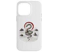 Serpente Zen Cerchio Roccia Serpente Simbolo Natura Equ Custodia per iPhone 14 Pro Max