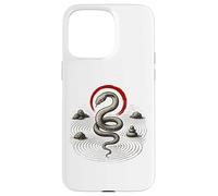 Serpente Zen Cerchio Roccia Serpente Simbolo Natura Equ Custodia per iPhone 15 Pro Max