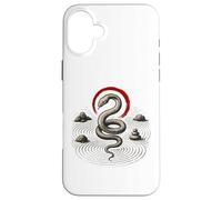 Serpente Zen Cerchio Roccia Serpente Simbolo Natura Equ Custodia per iPhone 16 Plus