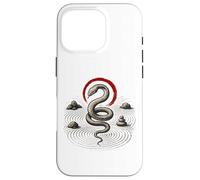 Serpente Zen Cerchio Roccia Serpente Simbolo Natura Equ Custodia per iPhone 16 Pro