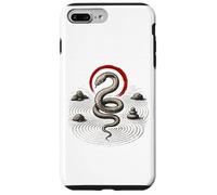 Serpente Zen Cerchio Roccia Serpente Simbolo Natura Equ Custodia per iPhone 7 Plus/8 Plus