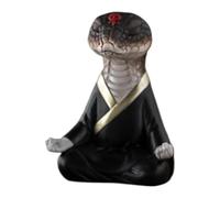 Serpente Zen Ufficio - Statua Da Ufficio Mascotte Serpente Zen | Statua Da Ufficio Resina Serpente Zen Animal | Figure Di Animali Creativi Per Fortuna E Prosperità, Cruscotto Per Bagno