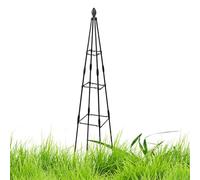 Serpenti da giardino per arrampicata all'aperto - supporto per piante obelisco alto resistente alla ruggine | fagioli di cetriolo griglia per viti verdure rose | struttura in metallo - Gartenhof