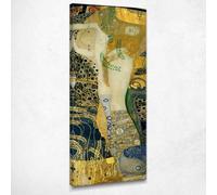 Serpenti D'Acqua I Gustav Klimt, kg72 quadro stampato su tela, fine art, assemblato pronto da appendere 100x40 cm