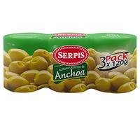 Serpis, Olive ripiene di acciughe, 3 x 120 g