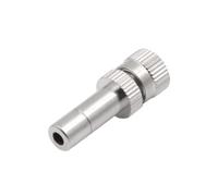 Serra 6mm Slip Lock Misting Ugello Veloce Connect Nebbia Nebbia Spruzzatore Atomizzazione Ugelli a Spruzzo Giardinaggio Pezzi di Ricambio 0.15mm