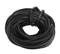 Serra Calda Guarnizione in Gomma Nera per Sigillatura Vetro (18m)