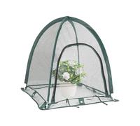 Serra - Casetta per piante traslucida pop-up, copertura protettiva riutilizzabile istantanea, mini tenda da coltivazione portatile a lunga durata | Vestibilità sicura per proteggere le piantine di pia