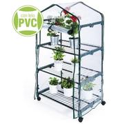 Serra da Balcone 3 Ripiani con Ruote 69x49 h128 Verdelook