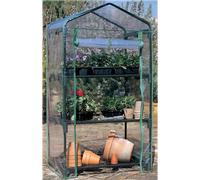 Serra da balcone in acciaio e PVC 3 piani Garden Friend 69x49x126 cm trasparente Trasparente