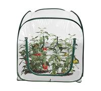 Serra da esterno - Misura 98 cm x 98 cm, Schermo solare trasparente integrato, Utilità resistente alle intemperie | portatile per piante grasse e piantine nel cortile che solleva la piazza