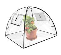 Serra da giardino, 56 x 56 x 56 cm, mini serra pop-up, in PVC trasparente, per piante, copertura delle piante, piccola serra per esterni, per giardino, fiori, piantine, balcone, ortaggi