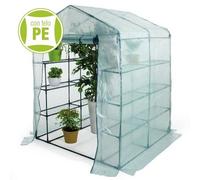 Serra da giardino a casetta 6 ripiani per orto piante balcone terrazzo h195 cm