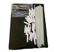 Serra da giardino a rete a prova di insetti con staffa ad arco per un'efficace protezione delle piante e controllo della ventilazione (verde, 600 cm)