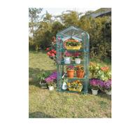 SERRA DA GIARDINO PIANTE FIORI 4 RIPIANI INTERNI TELO ANTISTRAPPO CM. 69X49X158H