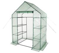 SERRA DA GIARDINO CON TELO PE PIANTE ORTO FIORI 143x73x195cm 8PIANI