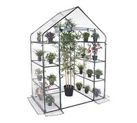 Serra da Giardino e Balconi con copertura in PVC impermeabile per Orti, Piante e fiori (8 ripiani - 143x73x195H cm)