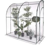 Serra da Giardino e Balconi con copertura in PVC impermeabile per Orti, Piante e fiori (A Parete - 200x100x210H cm)