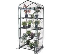 SERRA DA GIARDINO PIANTE FIORI 4 RIPIANI INTERNI TELO ANTISTRAPPO CM. 69X49X158H