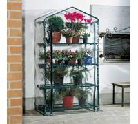 Serra da Giardino in Acciaio 4 Ripiani con Telo Rama Azalea Big Verde