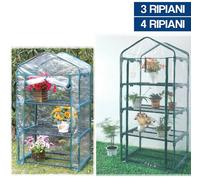 SERRA DA GIARDINO TERRAZZA BALCONE RIPARA PIANTE FIORI ORTO 3 4 RIPIANI 01566V