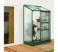 Serra da Parete Vitavia Ida 900 69x131x182 cm in Alluminio Verde e Policarbonato